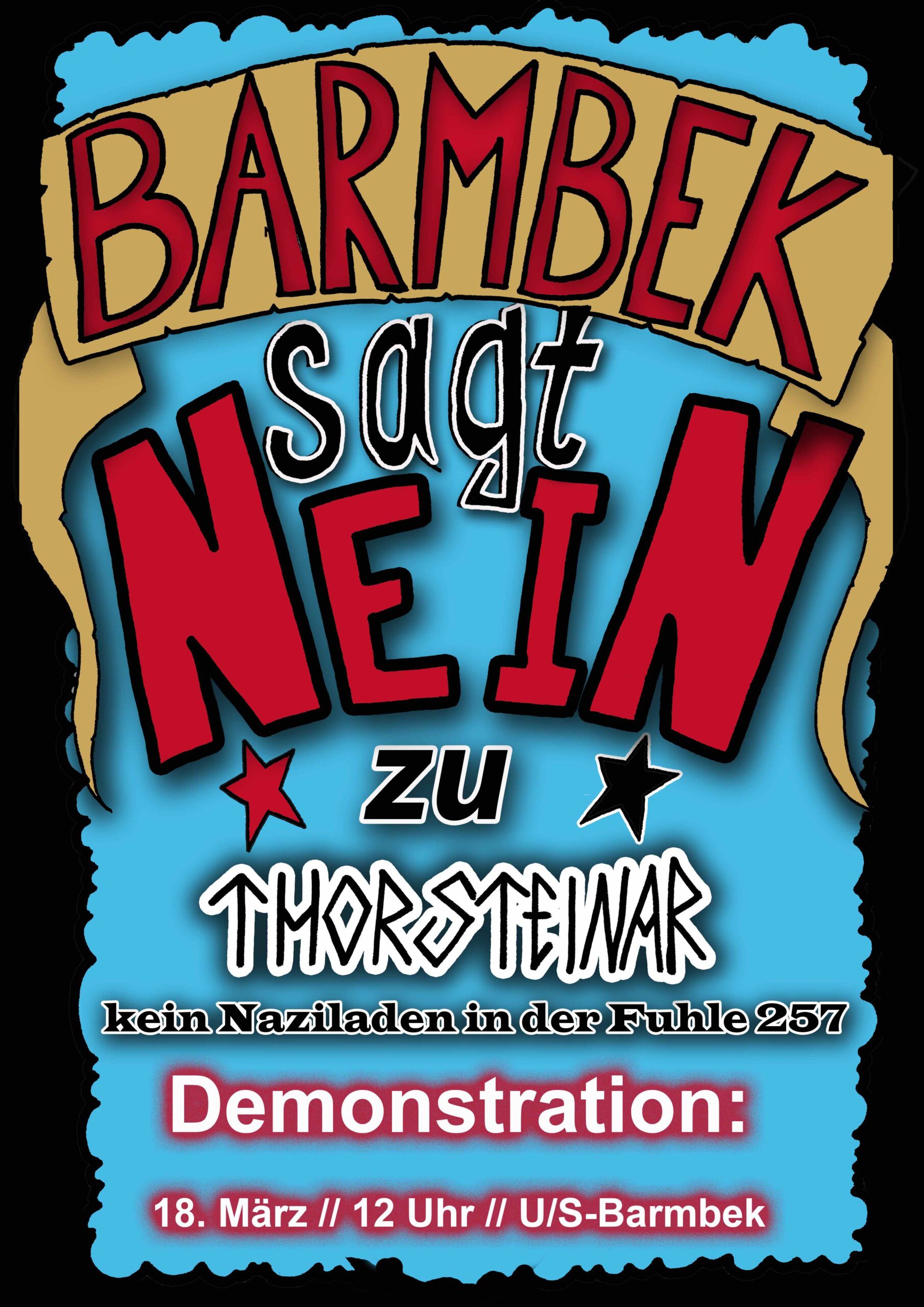 Thor Steinar Protest Plakat