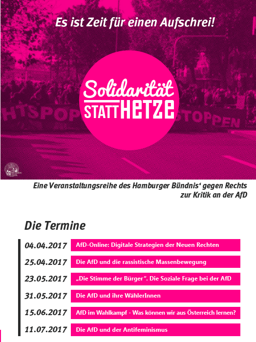 Veranstaltungsreihe gegen AfD